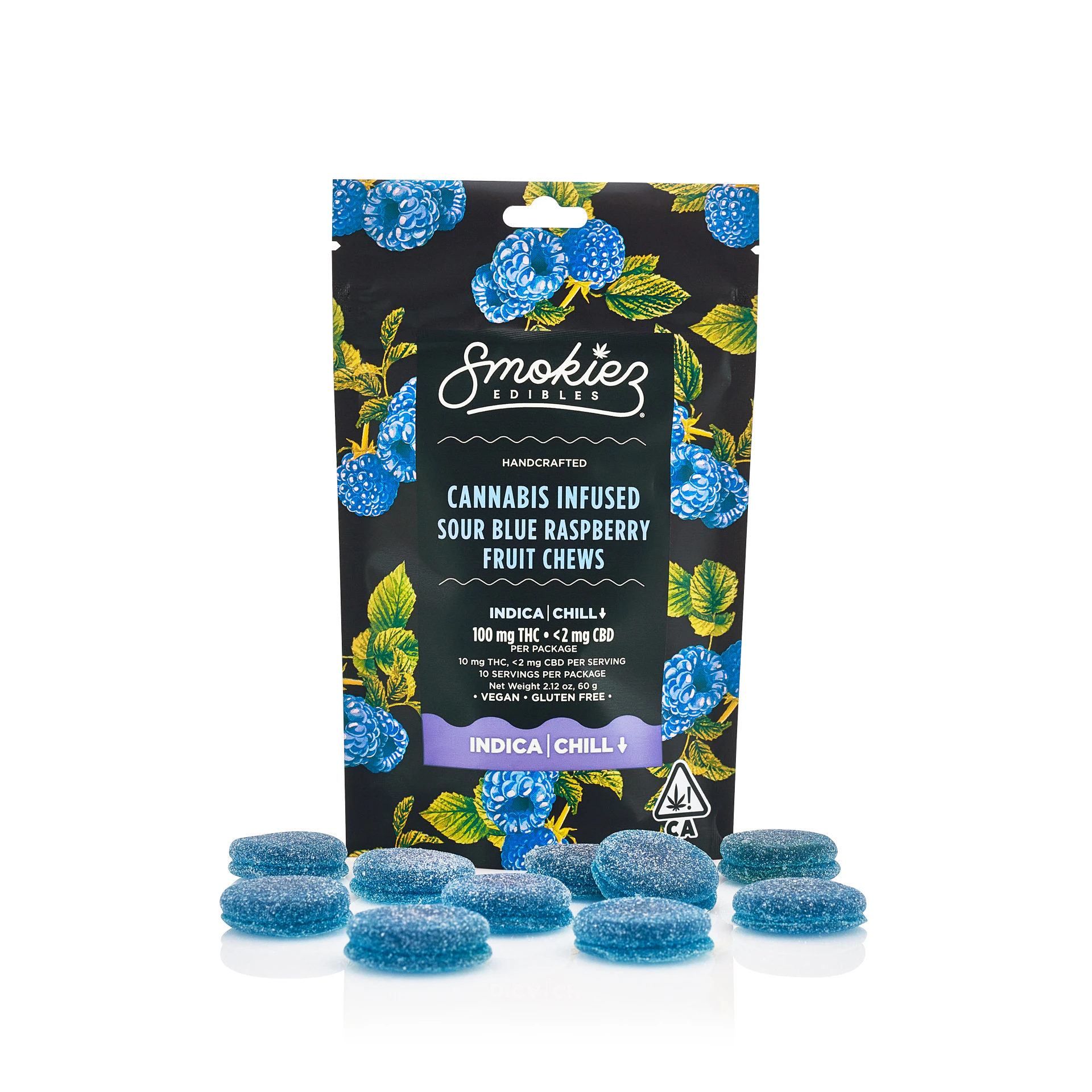 SMOKIEZ - Smokiez | Gummies | Sour Blue Raspberry | 10 pc Main Image