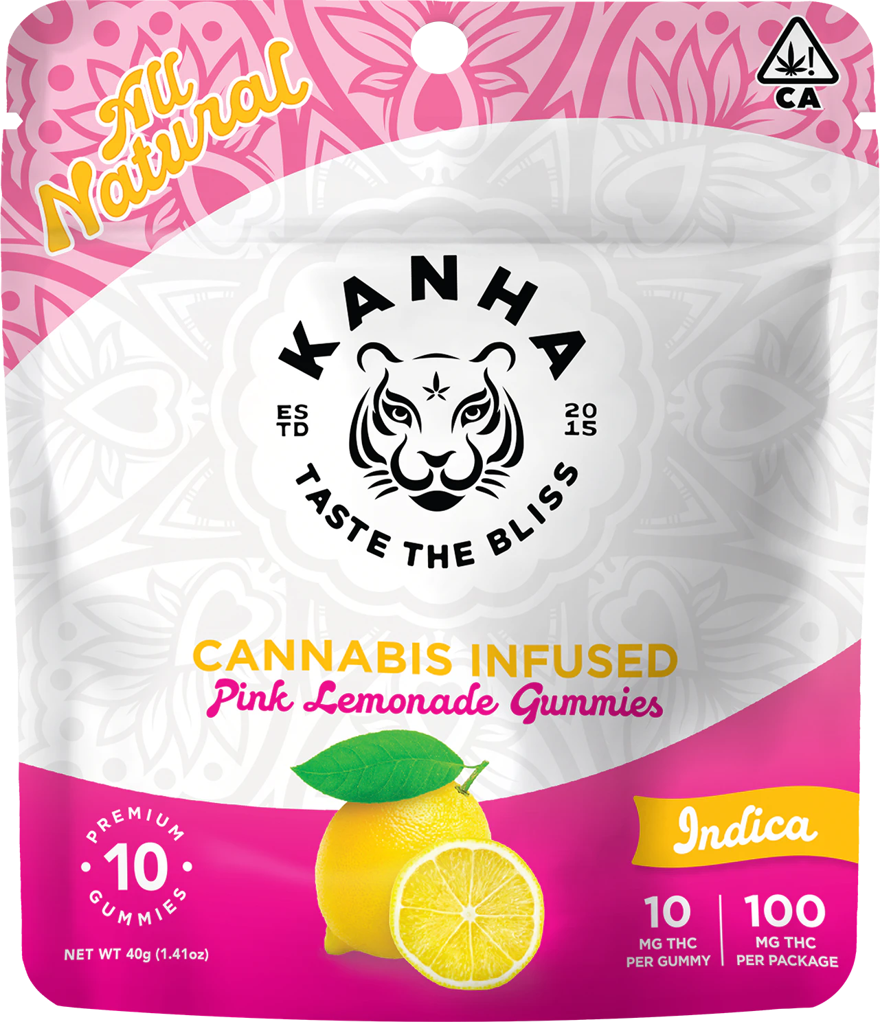 KANHA - KANHA - Classic - 100mg - Indica Pink Lemonade  Main Image