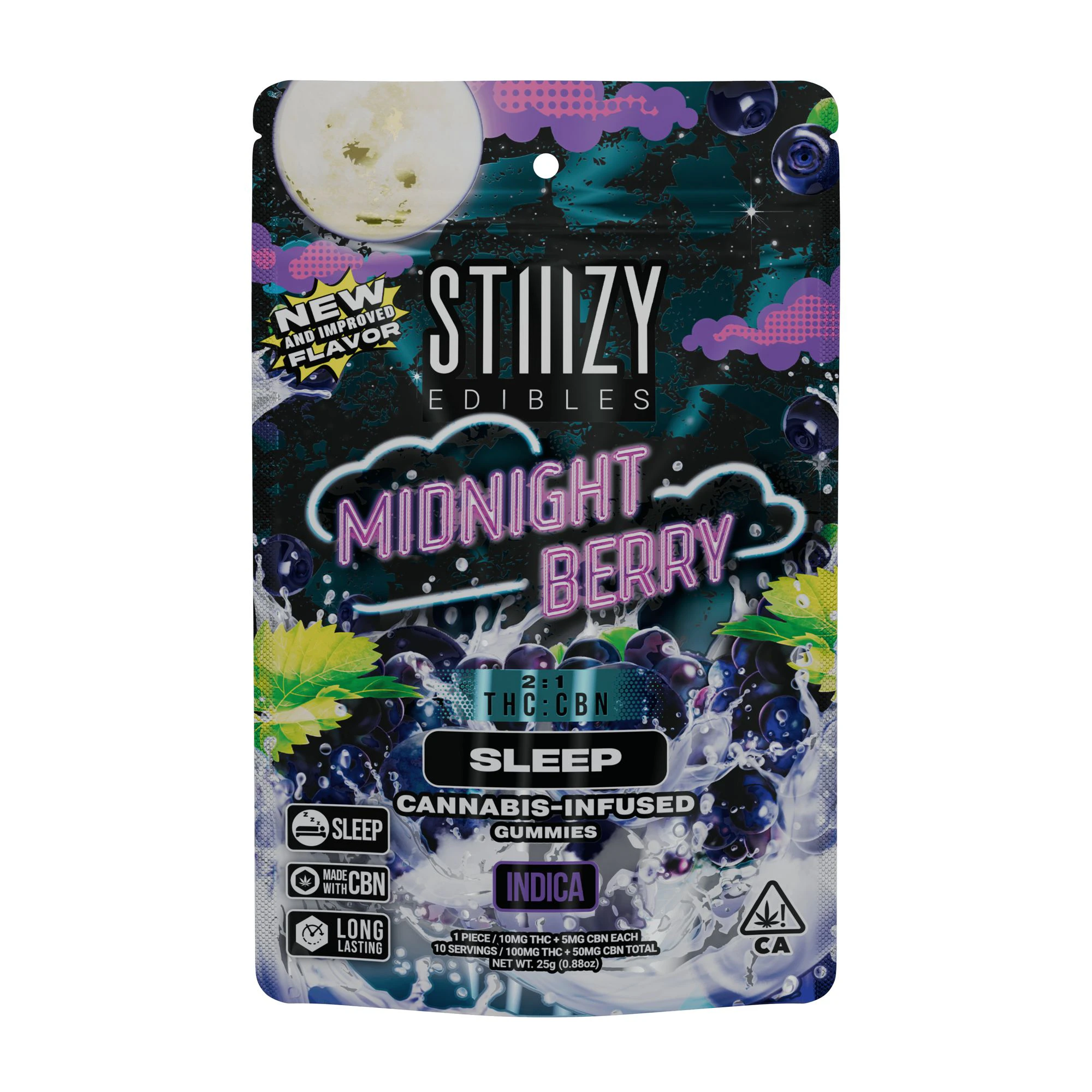 STIIIZY - [STIIIZY] THC GUMMY - 100MG - 2:1 - WHITE BERRY (I) Main Image