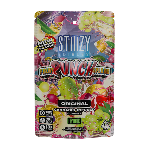 STIIIZY - [Stiiizy] Gummies - 100mg -  Fruit Punch Splash (H) Main Image