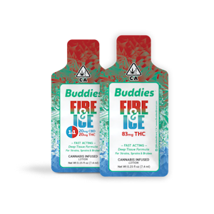 Buddies - Fire & Ice THC:CBD | Single Use Topical | Buddies