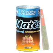 Muha Meds - Doses & Mimosa Hash Rosin Mates Infused Preroll 5pk 3g