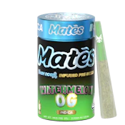 Muha Meds - Watermelon OG Hash Rosin Mates Infused Preroll 5pk 3g