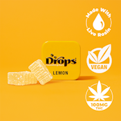 Drops Lemon (S) Gummies 2pk 100mg