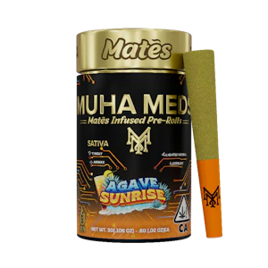 Muha Meds - Muha Meds - Agave Sunrise Kief Coated Mates Infused Preroll 5pk 3g