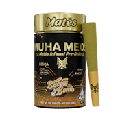 Muha Meds - Biscotti Bomb Kief Coated Mates Infused Preroll 5pk 3g