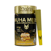 Muha Meds - Honey Jack Kief Coated Mates Infused Preroll 5pk 3g