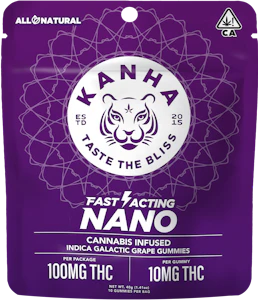 KANHA - Kanha Gummies Nano Galactic Grape