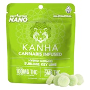 Sublime Key Lime Nano Gummies - Hybrid - 20pcs - 100mg [Kanha]