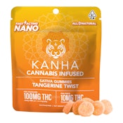 Tangerine Twist Nano Gummies - Sativa - 10pcs - 100mg [Kanha]