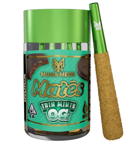 MUHA MEDS - Thin Mints OG (I) 41.51% THC | Infused Pre-Roll Multipack (5pk/2.5g) | Muha Meds Mates