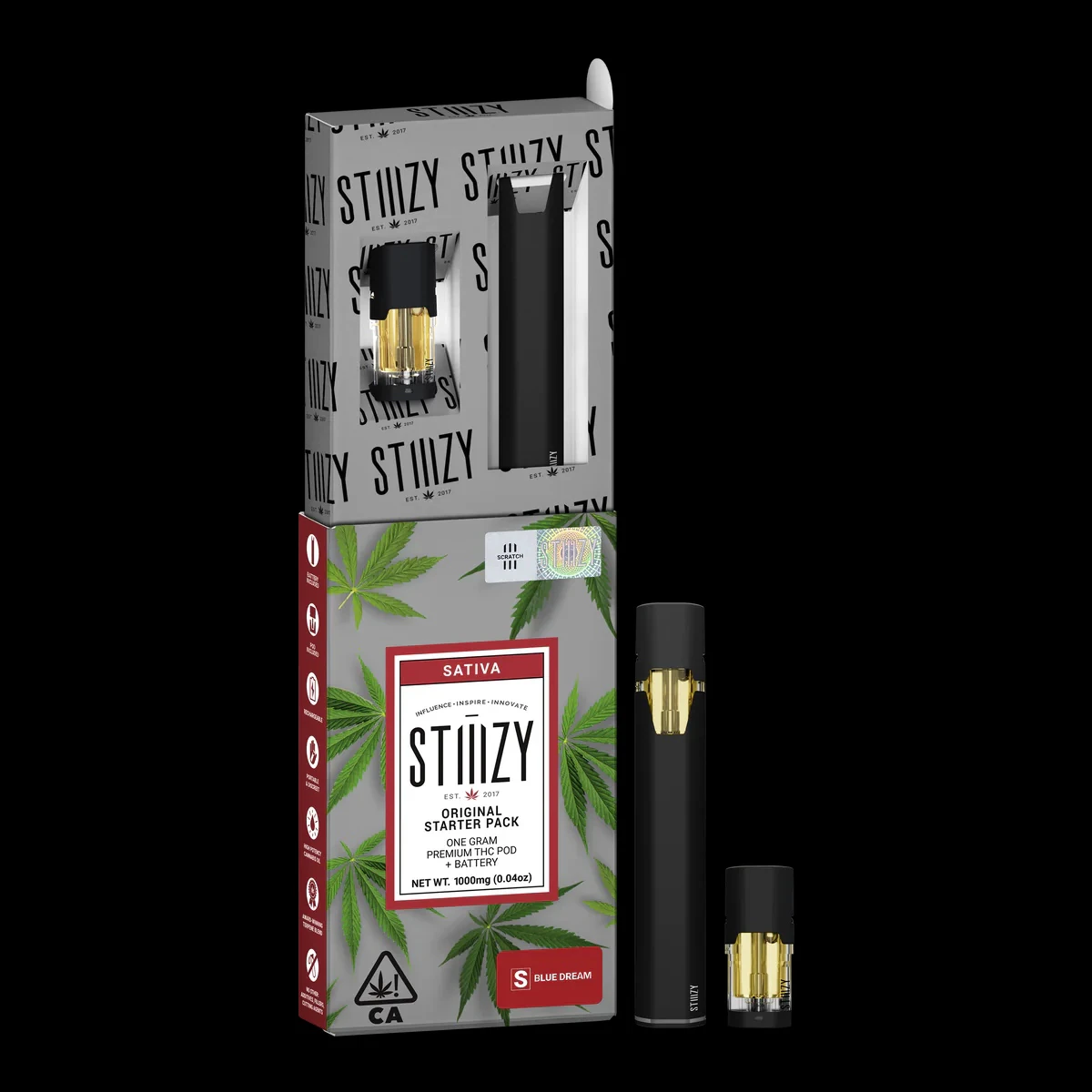 STIIIZY - STIIIZY Blue Dream Starter Pack 1g Vape Main Image