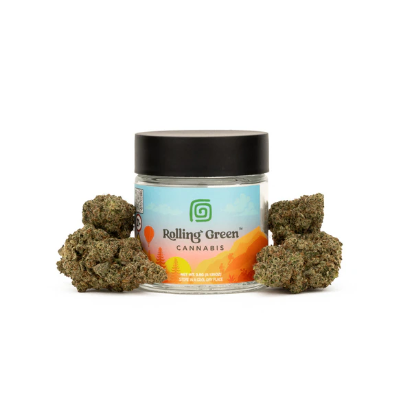 Rolling Green Cannabis - Rolling Green - Lilac Diesel - 31.21% - 3.5g - Dry Flower Main Image