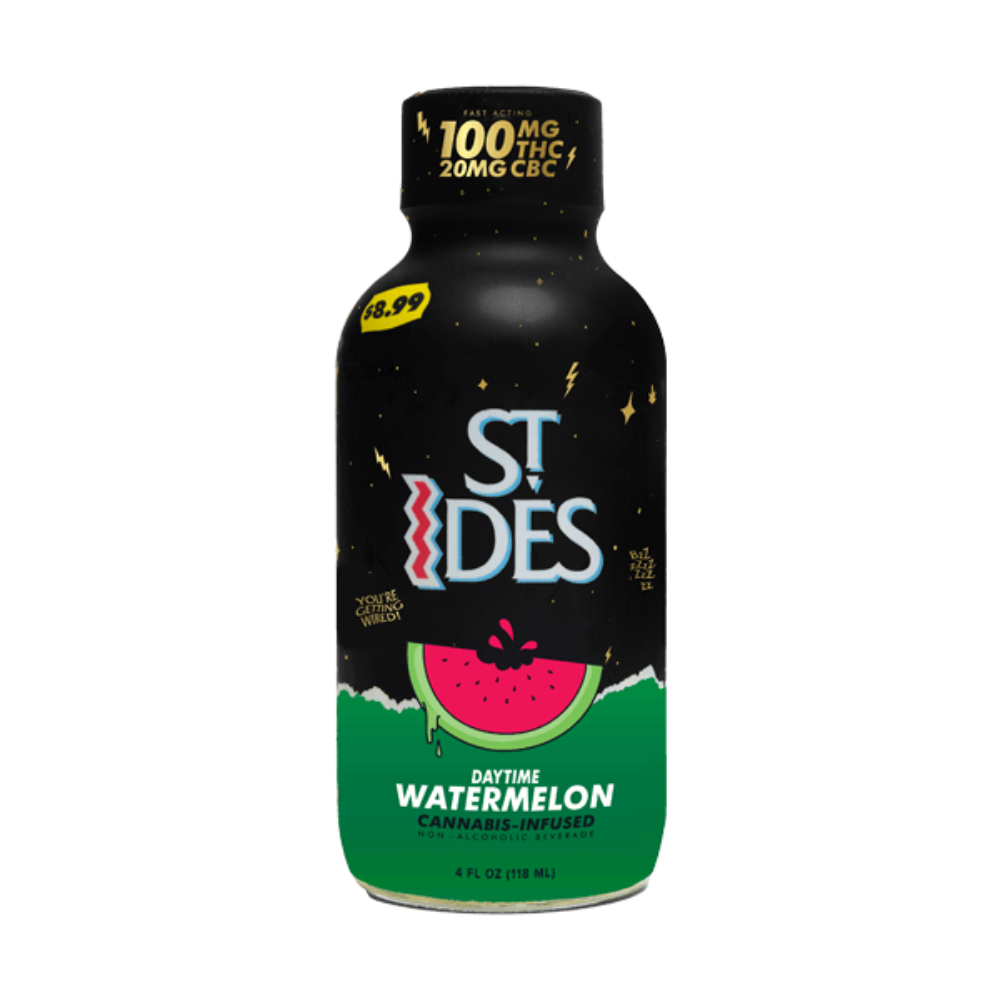 120mg 5:1 THC:CBC Watermelon Shot (4oz) - St Ides picture