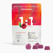 Care By Design | Raspberry | 1:1 Gummy | 5mg