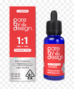 [Care By Design] CBD Tincture - 30mL - 1:1