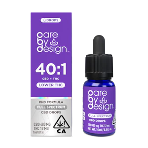 Care By Design - Care By Design - 15mL Tincture - 40:1 CBD:THC