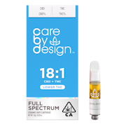 Care By Design - 1g Cartridge - 18:1 CBD:THC