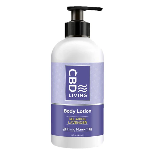 CBD Living - 300mg Relaxing Body Lotion Lavender Main Image