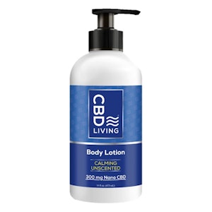 CBD LIVING - 300mg Calming Body Lotion - Unscented