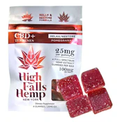 CBD Pomegranate | Gummies | 100mg/4 Pieces | High Falls Hemp