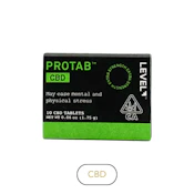 Level - Protab - CBD - Tablets - 10pk - 243mg