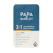 CBD Rich 3:1 | Transdermal Releaf Patch | Papa & Barkley