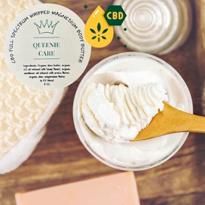 Queenie Care - CBD Full Spectrum Whipped Magnesium Body Butter | 230MG | TAXES INCLUDED