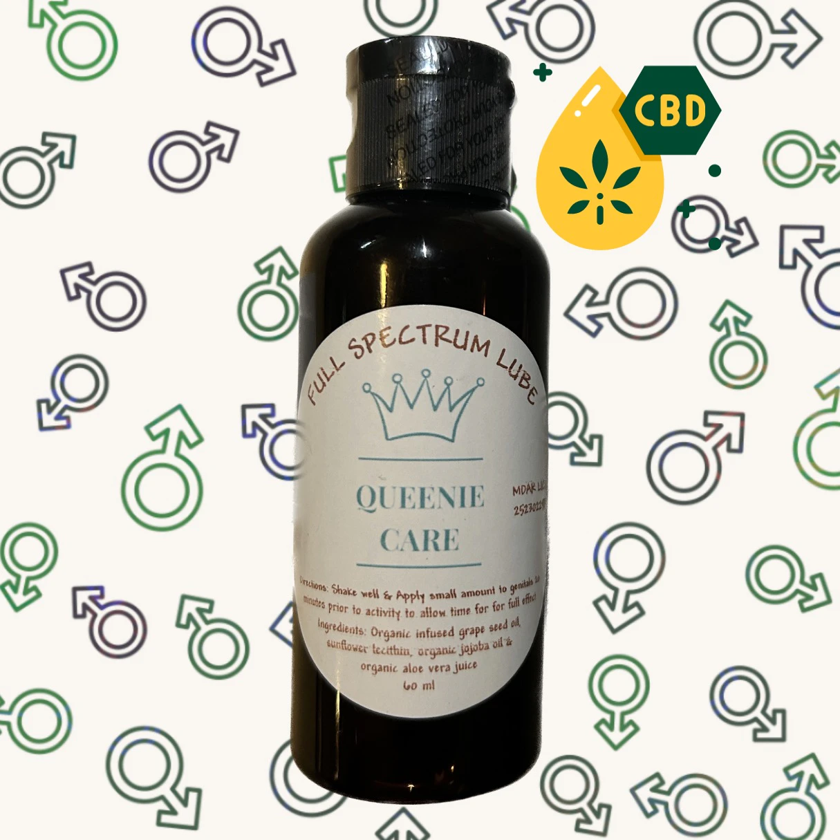 Queenie Care - CBD Full Spectrum Lube | 150mg | TAXES INCLUDED Main Image