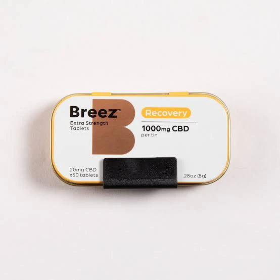 Breez - CBD RECOVERY EXTRA-STRENGTH TABLETS TIN - BREEZ Main Image