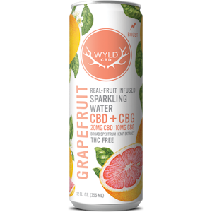 WYLD - Wyld | CBD/CBG Sparkling Water | Grapefruit