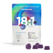 Mixed Berry Gummies 18:1 - 100mg - Care By Design