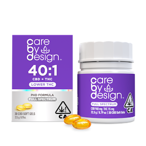 CARE BY DESIGN - Care By Design - 30pk Soft Gels - 40:1 