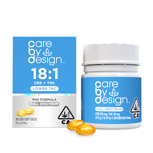 CARE BY DESIGN - Care By Design - 30pk Soft Gels - 18:1 