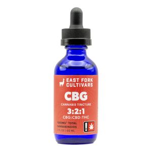 EAST FORK CULTIVARS - 3:2:1 CBG:CBD:THC Tincture, 2oz