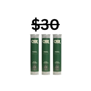 CANNABIOTIX - CBX Variety Preroll BUNDLE | 3x Indoor Prerolls | CBX