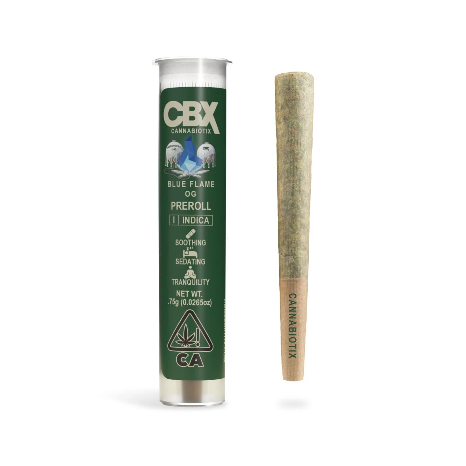 CBX - Cannabiotix - .75g Preroll - Blue Flame OG Main Image