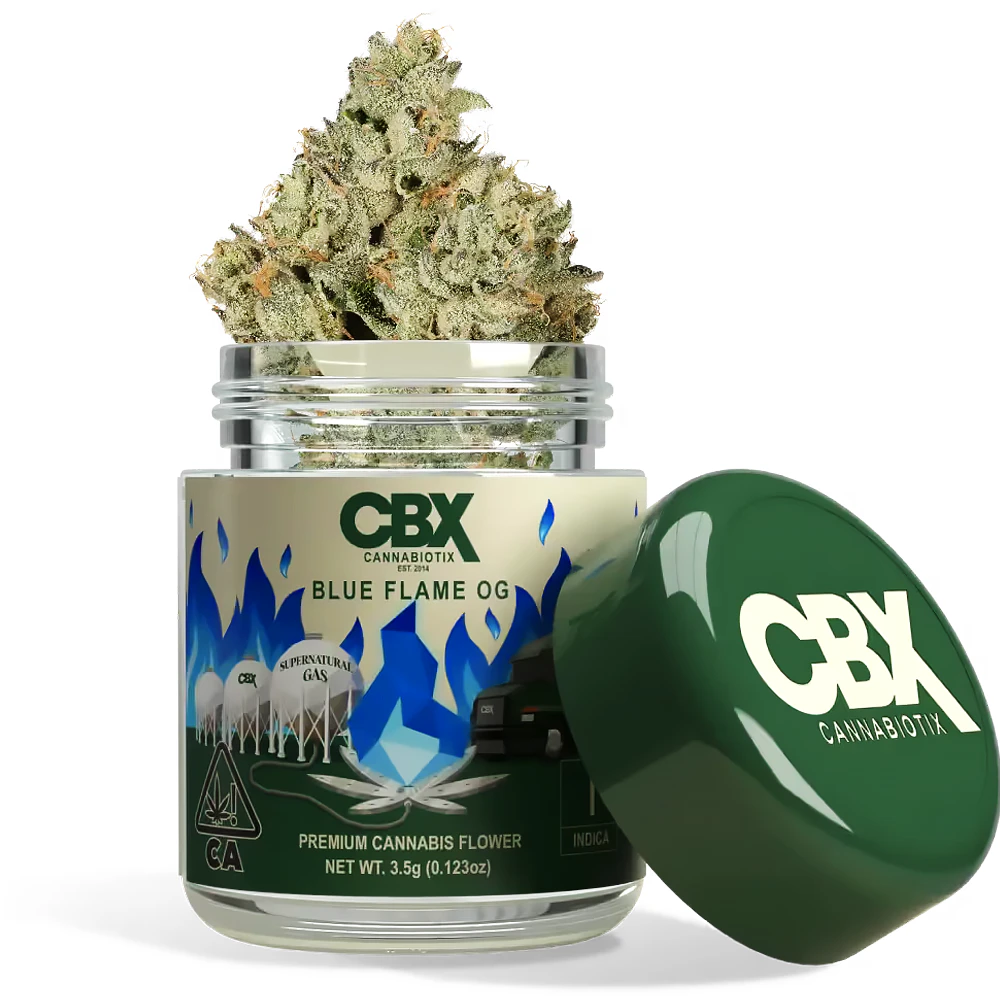 CBX: Cannabiotix - Blue Flame OG - Jarred (Eighth) Main Image