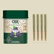 CBX | GRAPE GASBY - 4PK | PREROLL | 2G