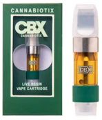 CBX - Live Resin Sauce Cartridge - Lemonade Sage (S) 1G