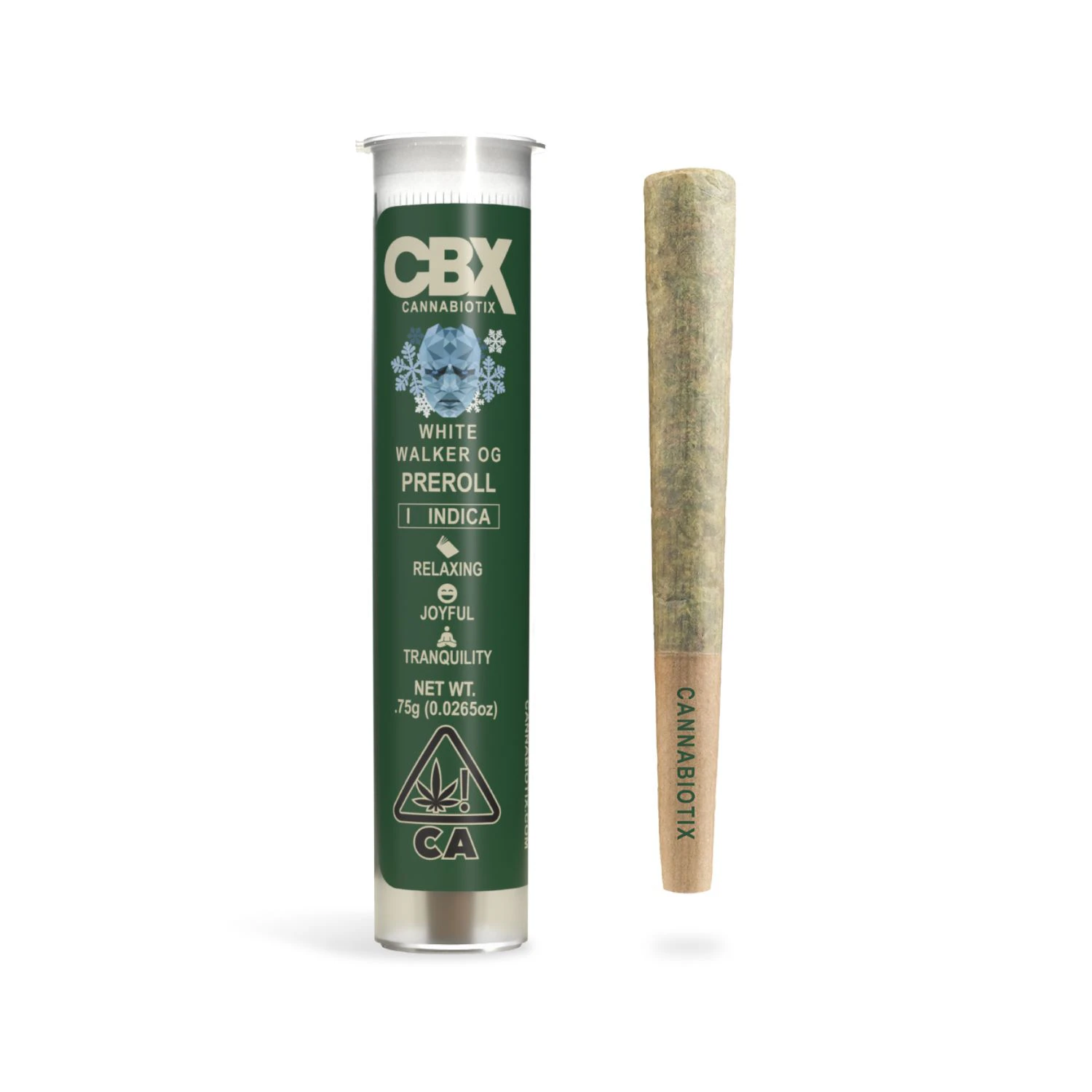 CBX - Cannabiotix - .75g Preroll - White Walker OG Main Image