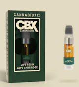 CBX - Live Resin Sauce Tank - Kush Mountains (H) .5g