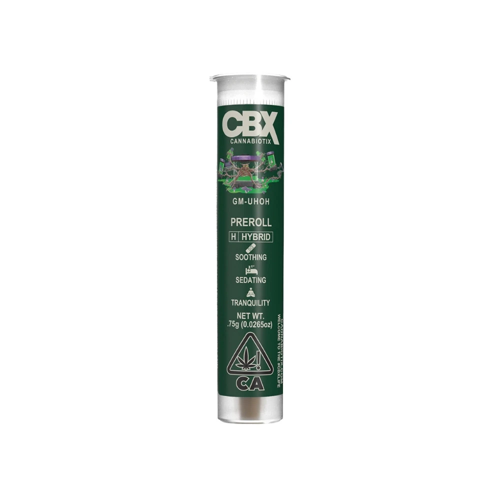 CBX: Cannabiotix - CBX - Preroll - GM-UHOH - .75g Main Image