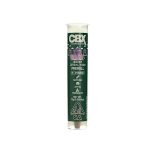 CBX - MOUNT ZEREAL KUSH .75G - CANNABIOTIX