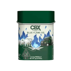 CBX - 4 PACK - BLUE FLAME OG .5G - CANNABIOTIX