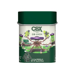 CBX - 4 PACK - GM-UHOH .5G - CANNABIOTIX