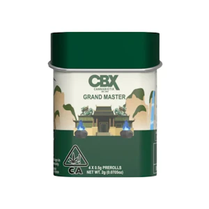 CBX - 4 PACK - GRAND MASTER .5G - CANNABIOTIX