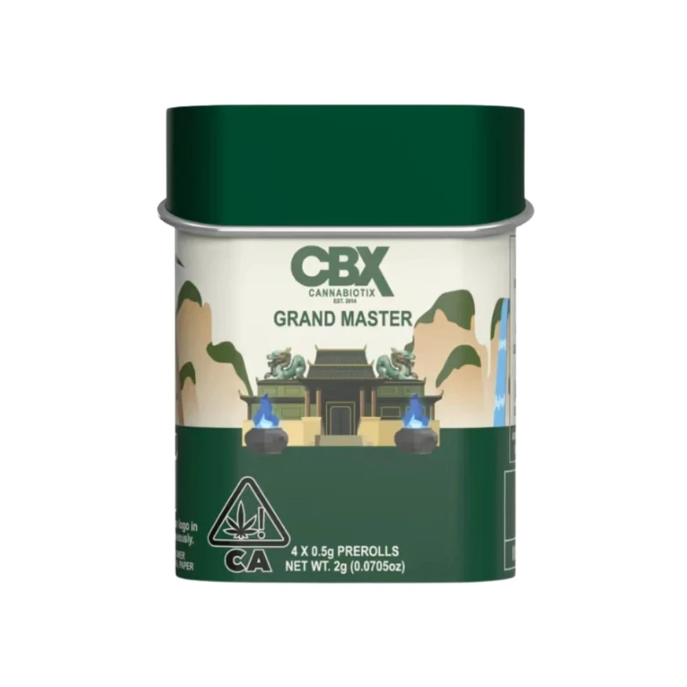 CBX - 4 PACK - GRAND MASTER .5G - CANNABIOTIX Main Image