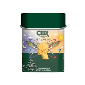 CBX - 4 PACK - JET LAG OG .5G - CANNABIOTIX