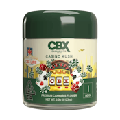 CBX - 3.5g Premium Indoor Flower (Casino Kush-Indica Hybrid)